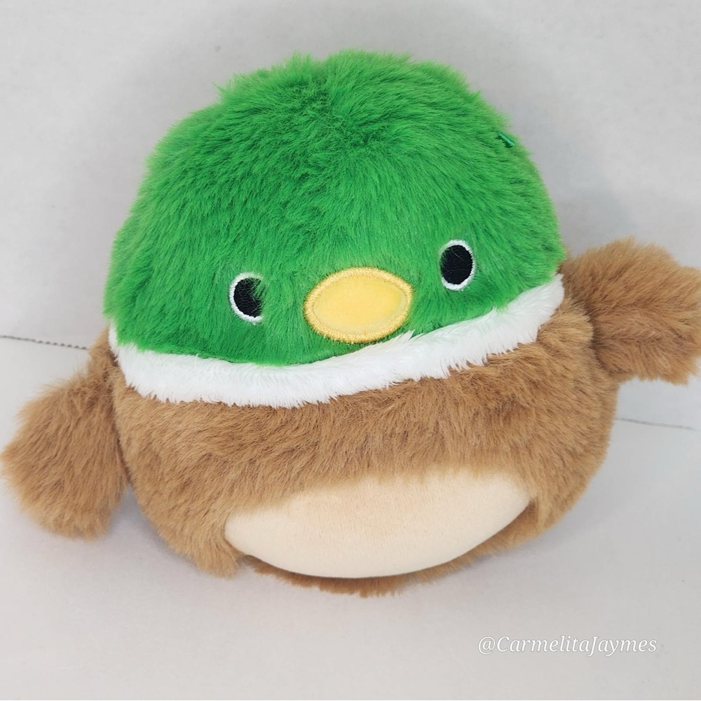 AVERY 🦆 Fuzzamallow Mallard Duck Original Squishmallow By Kellytoy NWOT